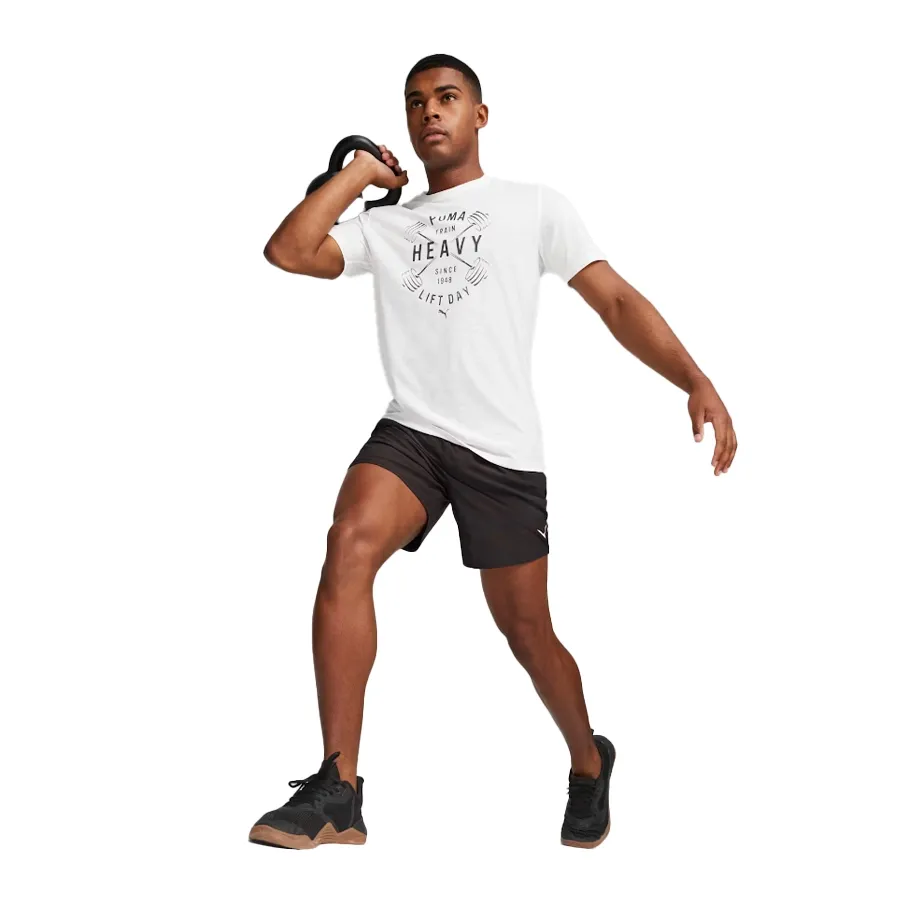 Imagen 2 de 3 de Remera Puma Graphic Emblem-BLANCO/NEGRO