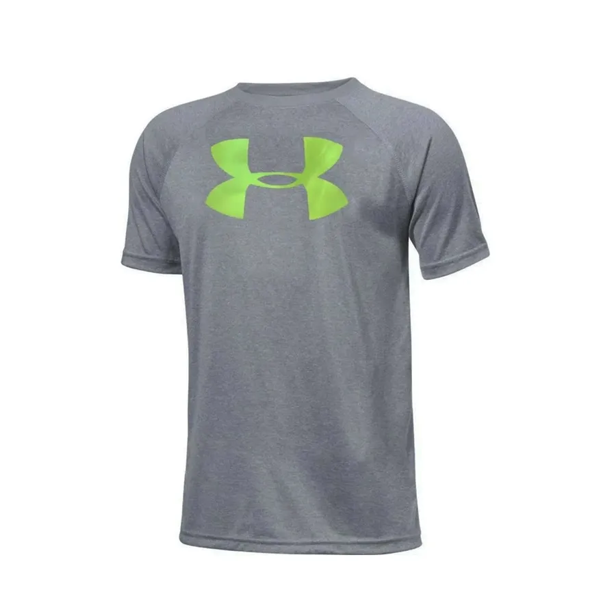 Imagen 0 de 2 de Remera Under Armour Big Logo Short Sleeve-GRAFITO/LIMA
