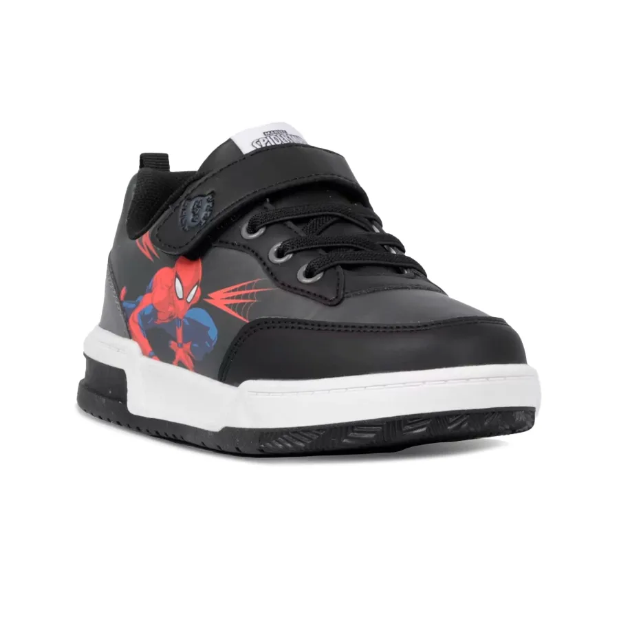 Imagen 2 de 3 de Zapatillas Footy Spiderman-NEGRO/GRAFITO/ROJO