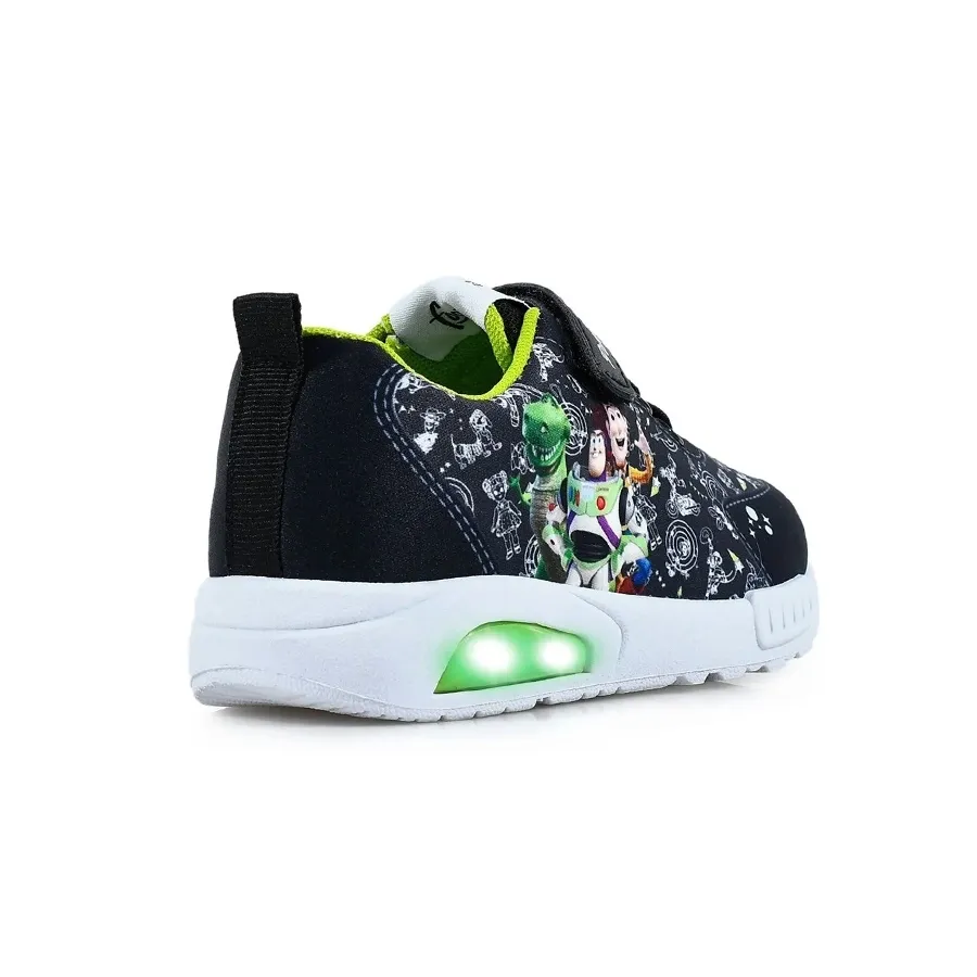 Imagen 1 de 3 de Zapatillas Footy Toy Story Pop C/Luz-NEGRO/VERDE