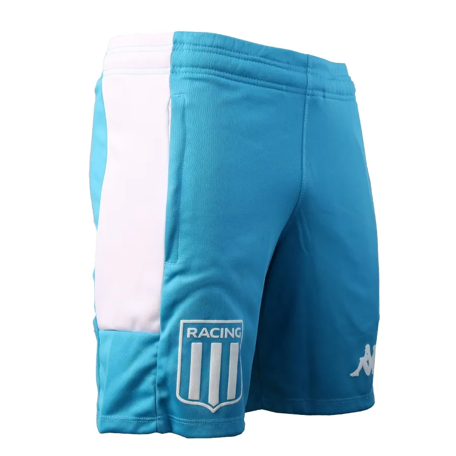 Imagen 0 de 4 de Shorts Kappa Bermuda de salida Racing Club 2021-CELESTE/BLANCO