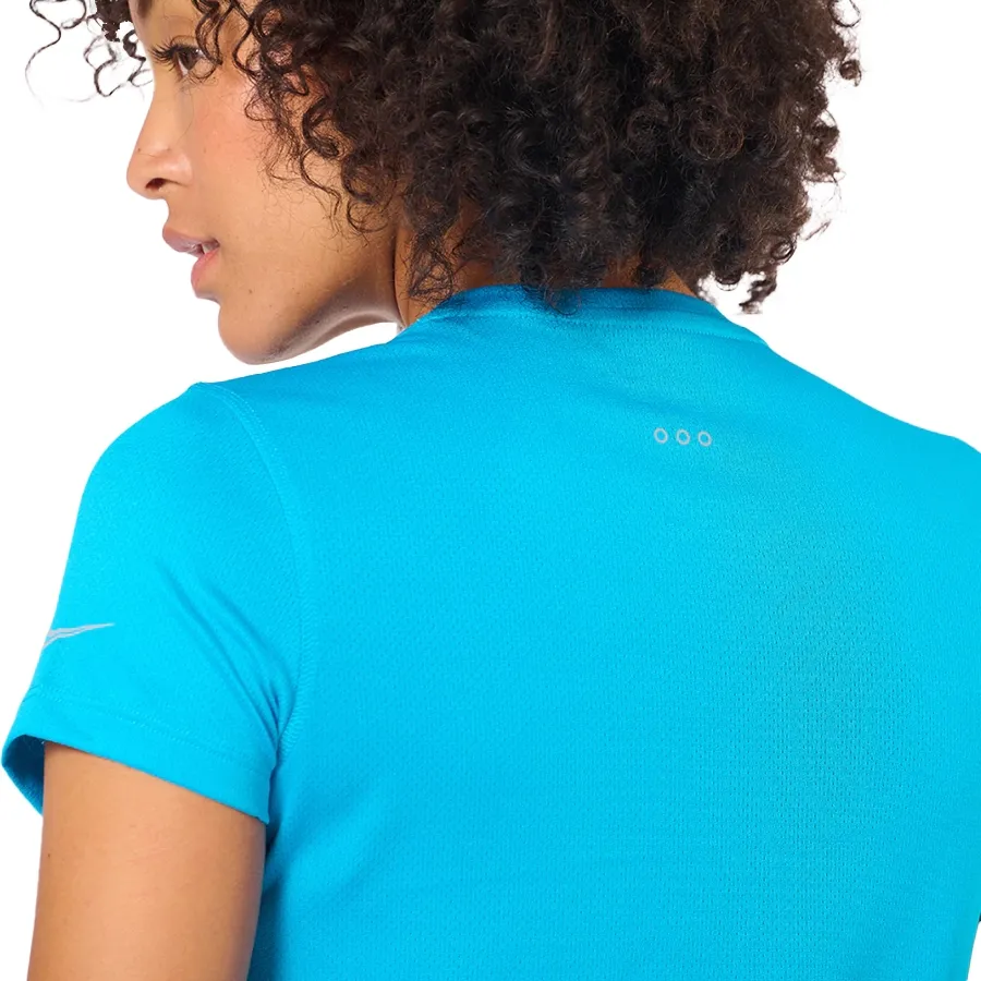 Imagen 4 de 5 de Remera Saucony manga corta peregrine graphic-TURQUESA