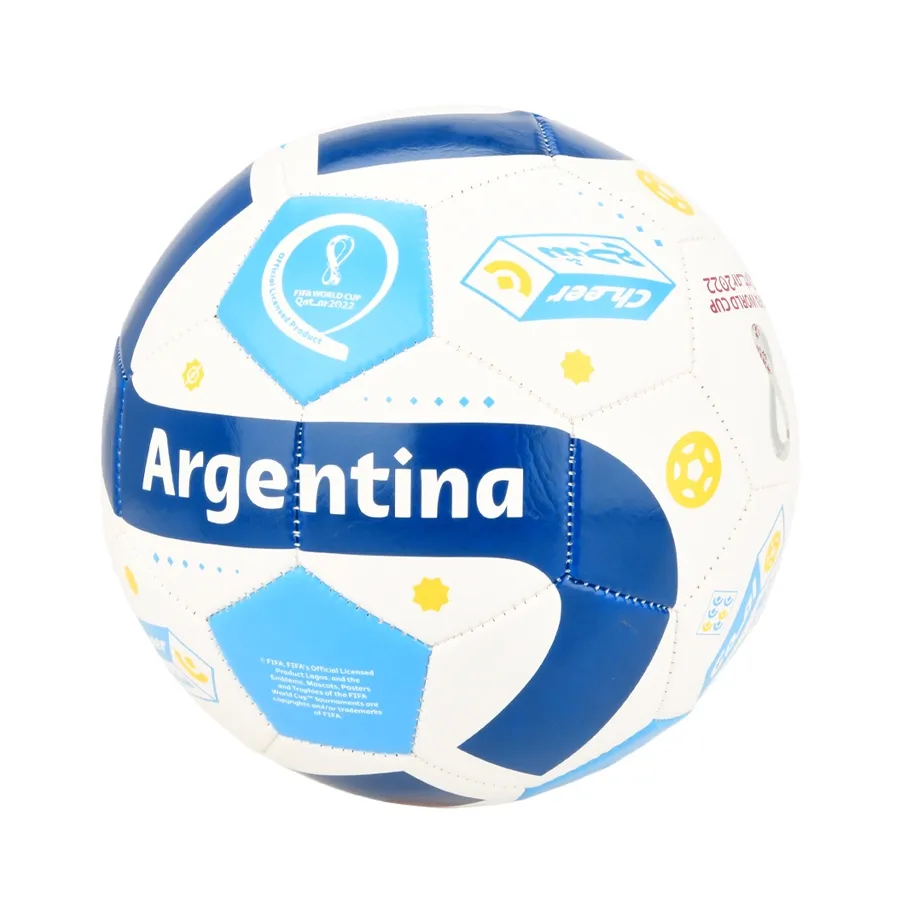 Imagen 1 de 4 de Pelota DRB Fifa Qatar 2022 Arg-BLANCO/AZUL/CELESTE