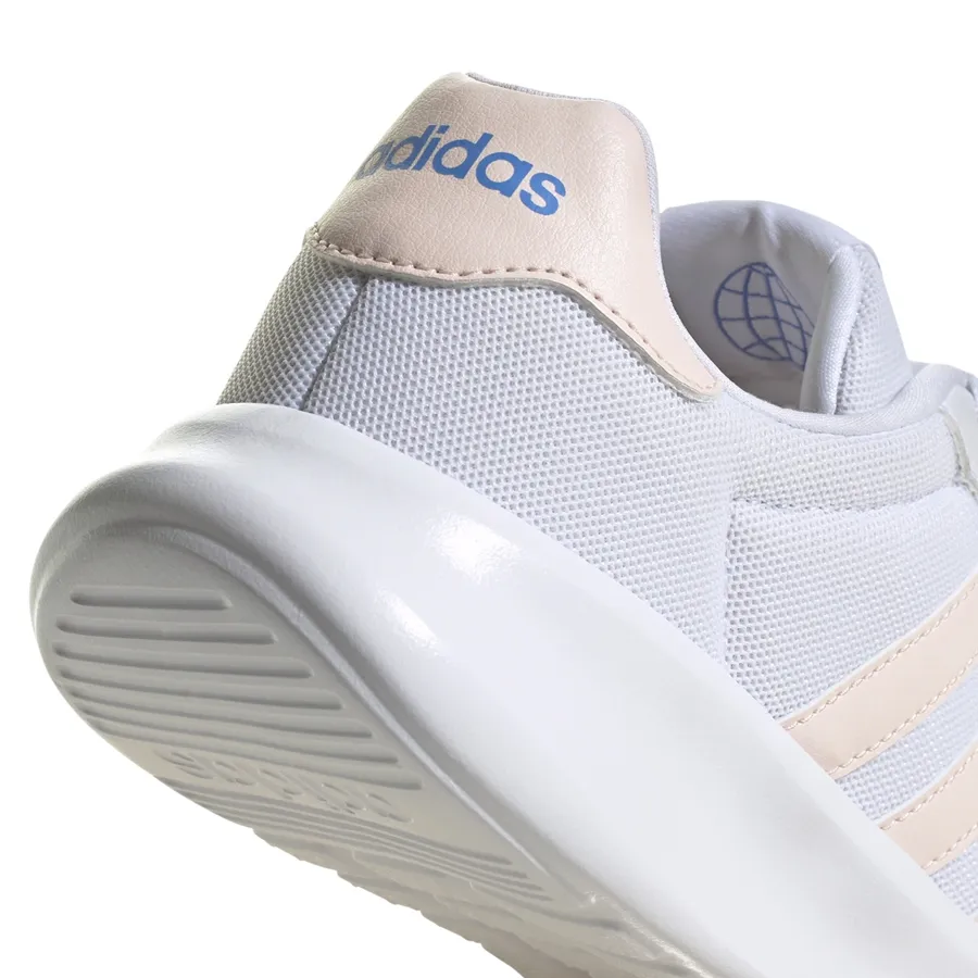 Imagen 4 de 6 de Zapatillas adidas Lite Race 3.0-BLANCO/NUDE/AZUL