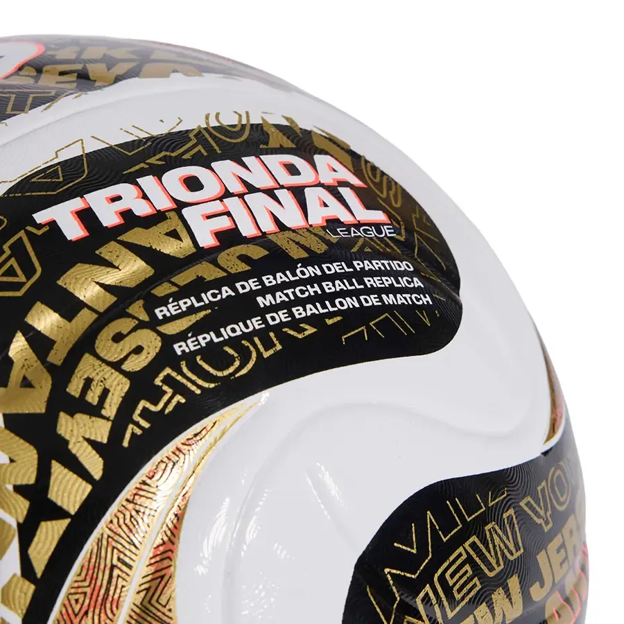 Imagen 3 de 4 de Pelota adidas Trionda League FInals-BLANCO/DORADO/NEGRO