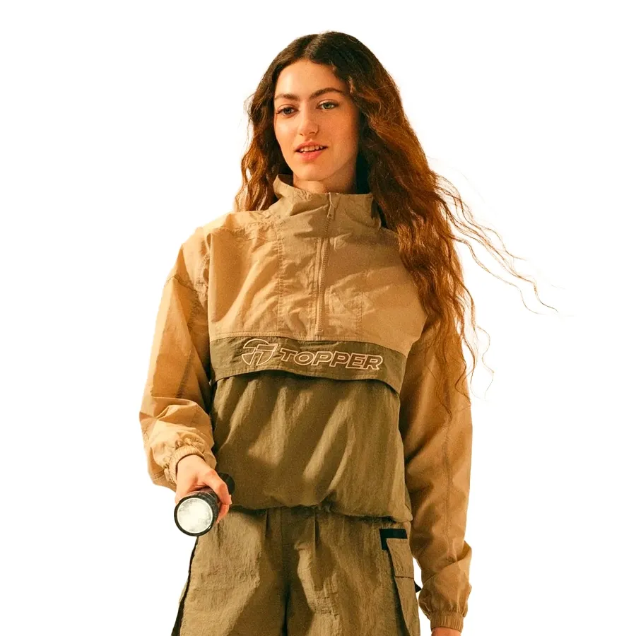 Imagen 0 de 2 de Buzo Topper BUZO 1/2 ZIP WMN URB-BEIGE