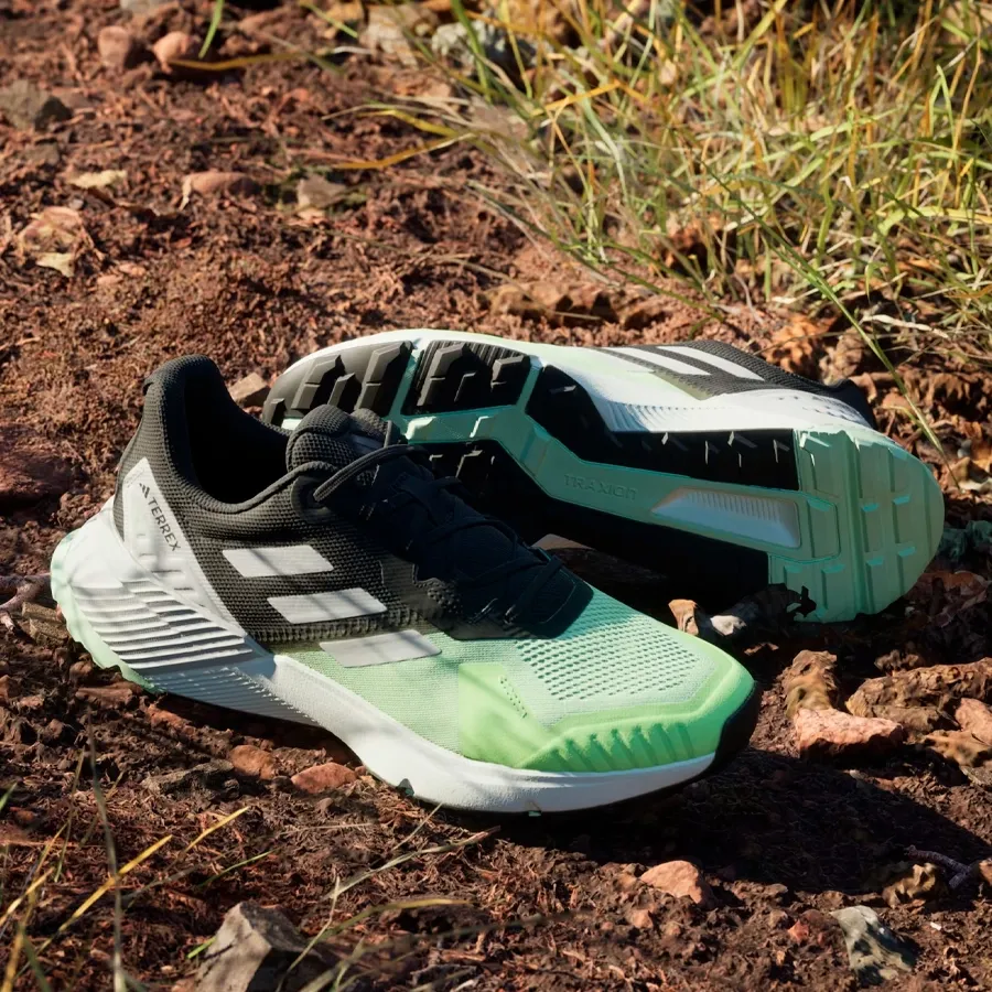 Imagen 4 de 6 de Zapatillas adidas Terrex Soulstride-VERDE FLUOR/NEGRO/GRIS