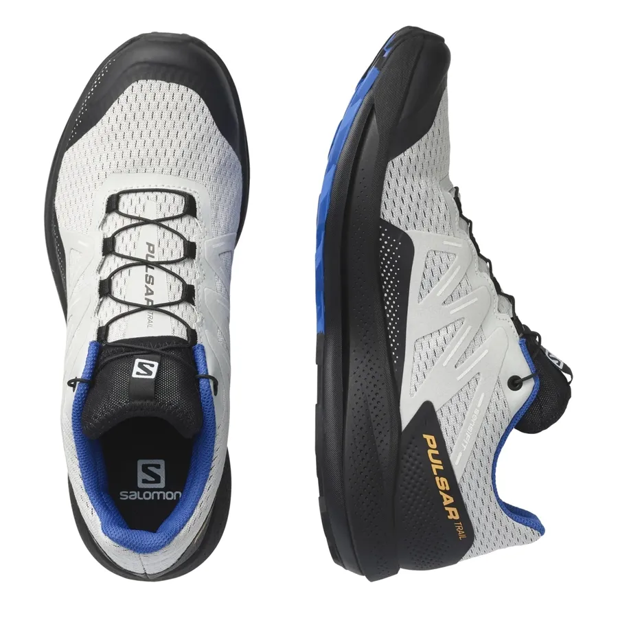 Imagen 3 de 6 de Zapatillas Salomon Pulsar Trail-GRIS/NEGRO/AZUL