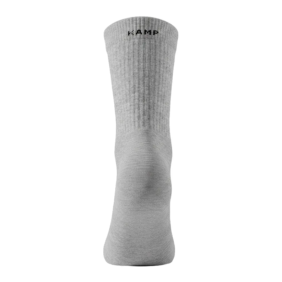 Imagen 4 de 7 de Medias Kamp Crew Tripack-BLANCO/GRIS/NEGRO