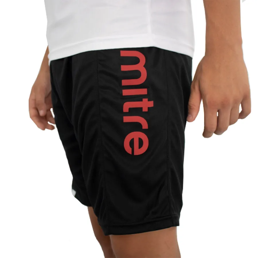 Imagen 3 de 4 de Shorts Mitre Short Vulcan San Martin Mza-NEGRO
