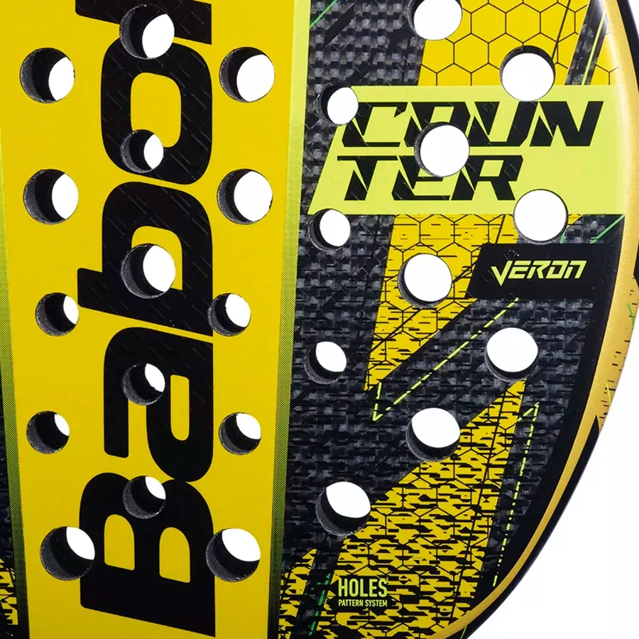 Imagen 4 de 5 de Paleta Babolat Counter Veron-NEGRO/AMARILLO