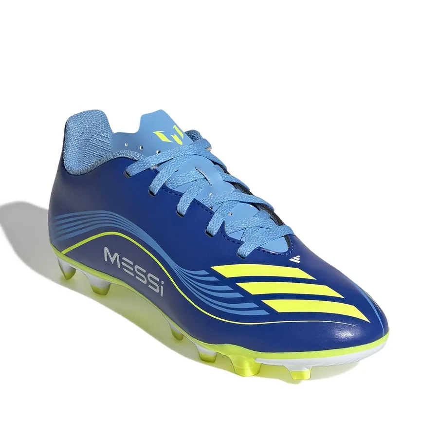 Imagen 1 de 7 de Botines adidas F50 Messi Club Fg-AZUL FRANCIA/AMARILLO FLUOR/CELESTE