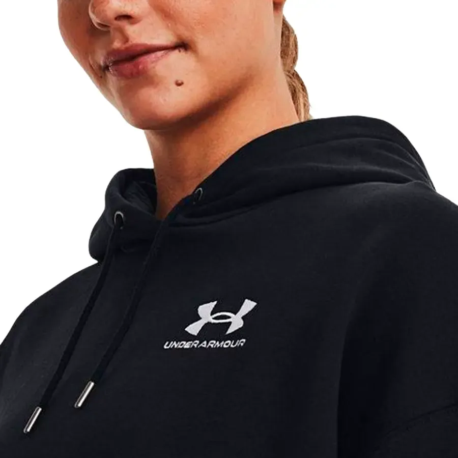 Imagen 4 de 5 de Buzo Under Armour Essential Fleece-NEGRO
