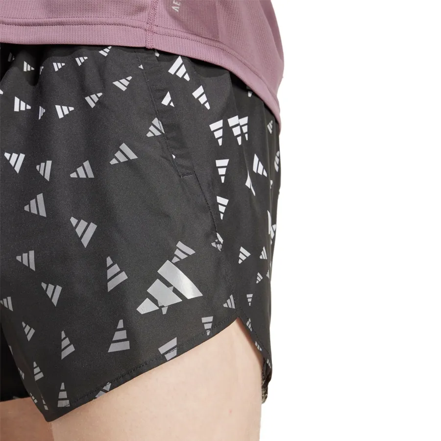 Imagen 3 de 5 de adidas Shorts  Run It-NEGRO/BLANCO