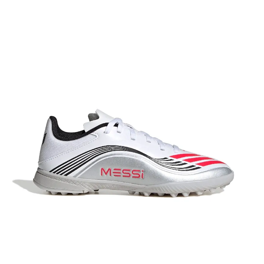 Imagen 0 de 7 de Botines adidas F50 Messi Legue Tf-BLANCO/NEGRO/PLATA