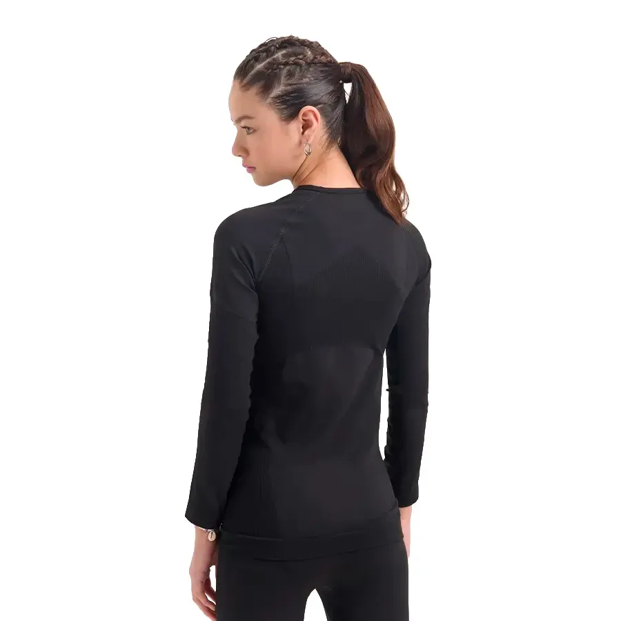 Imagen 1 de 5 de Remera Atomik Manga Larga Cross-NEGRO