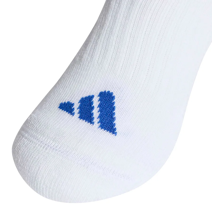 Imagen 2 de 4 de Medias adidas 3S Crw 3P-BLANCO/CELESTE