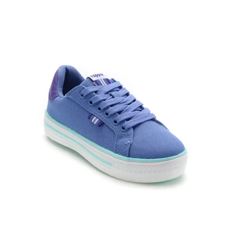 Imagen 3 de 5 de Zapatillas Topper Roma Kids-LILA