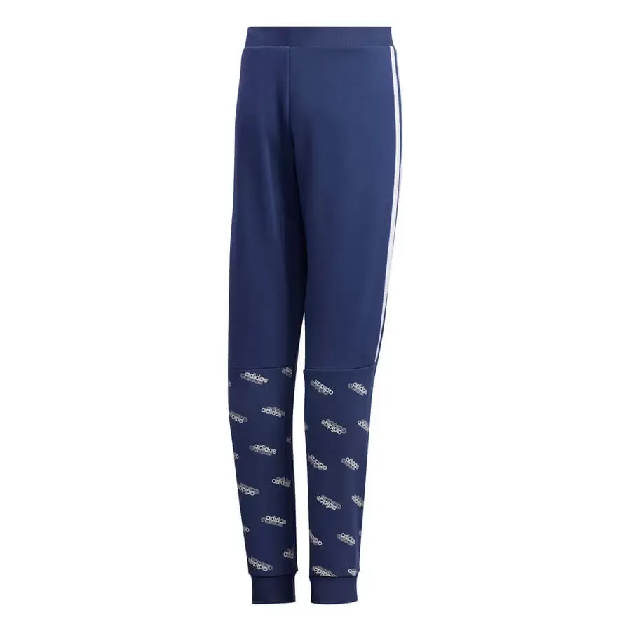 Imagen 1 de 3 de Pantalón adidas Core Favorites Yb-AZUL/BLANCO