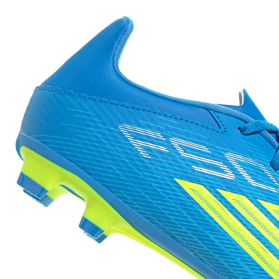 Imagen 5 de 7 de Botines adidas F50 Club Fg-CELESTE/AZUL/AMARILLO FLUOR