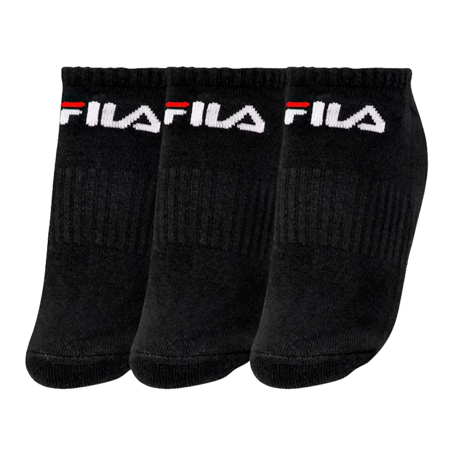 Imagen 1 de 3 de Medias Fila Caño Corto Pack x3-NEGRO