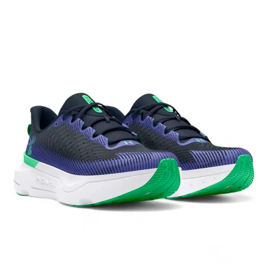 Imagen 3 de 5 de Zapatillas Under Armour Infinite Pro-AZUL/VERDE AGUA