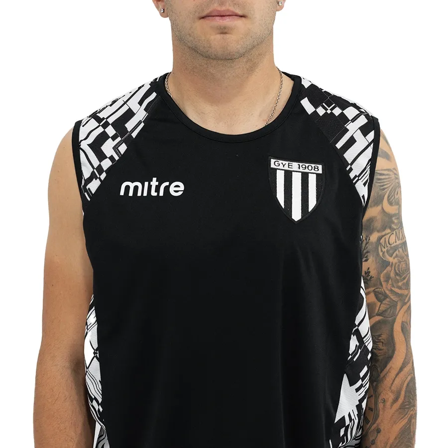 Imagen 4 de 8 de Musculosa Mitre Vardy Gimnasia y Esgrima-NEGRO/BLANCO