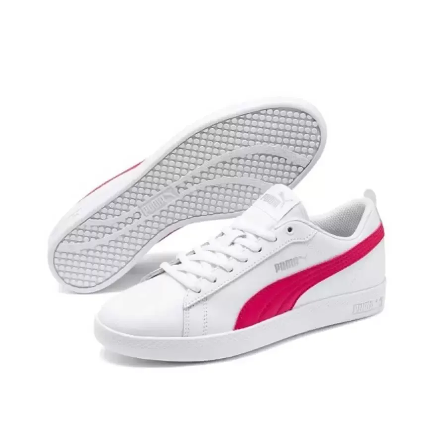 Imagen 3 de 5 de Zapatillas Puma Smash Wns V2 L Adp-BLANCO/FUCSIA