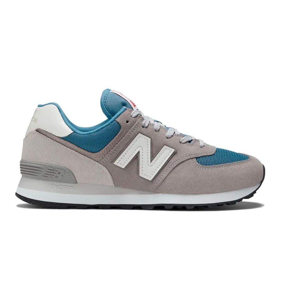 Imagen 0 de 7 de Zapatillas New Balance 574-GRIS/AZUL/NATURAL