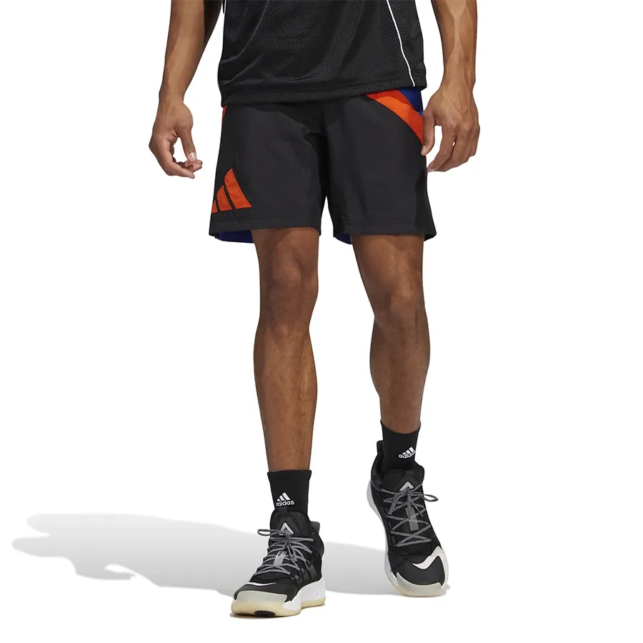 Imagen 3 de 6 de Shorts adidas Galaxy-AZUL/NEGRO/NARANJA