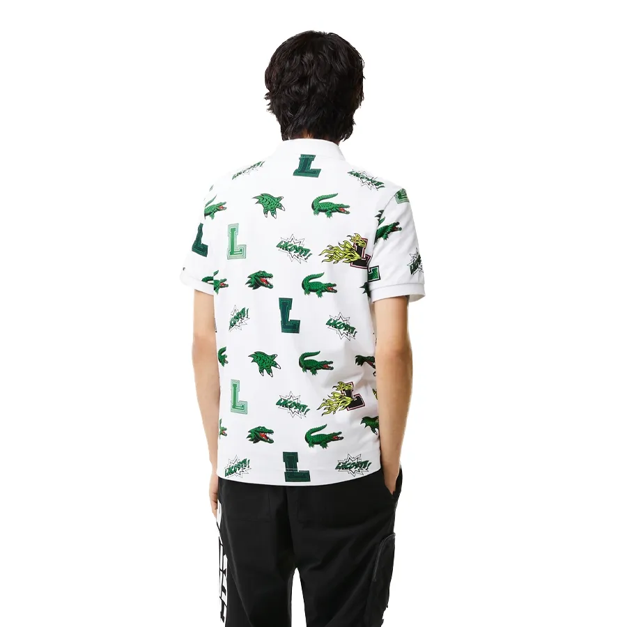 Imagen 2 de 5 de Remera Lacoste Holiday Con Estampado-BLANCO/VERDE