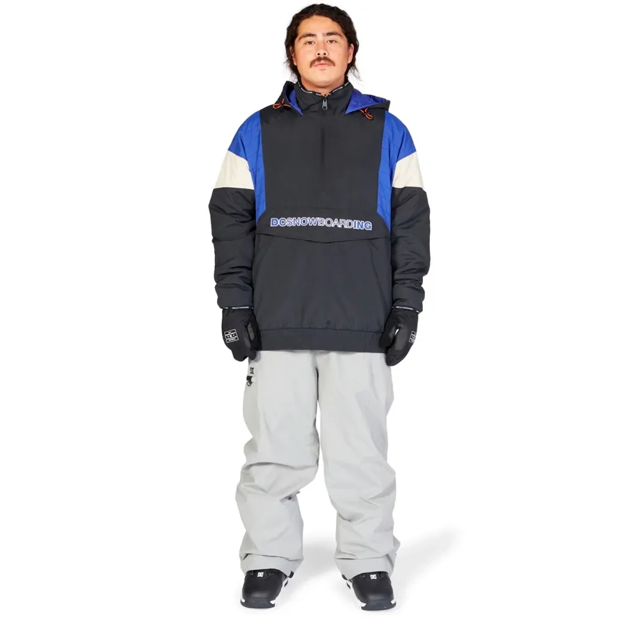 Imagen 6 de 8 de Buzo Dc Snow Transition Rev Anorak-NEGRO/AZUL/NATURAL