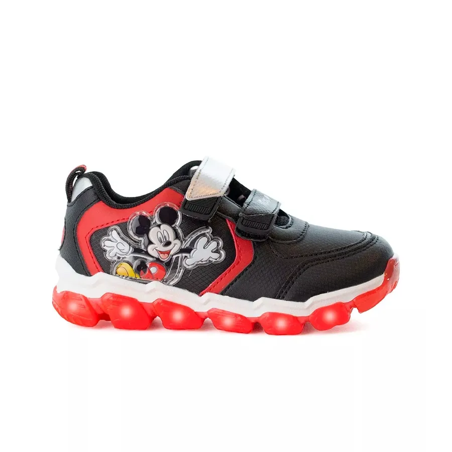 Imagen 0 de 3 de Zapatillas Footy Mickey-NEGRO/ROJO/PLATA