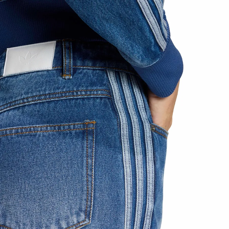 Imagen 4 de 5 de Falda Adidas Originals Denim Pencil 3 Stripes-JEAN