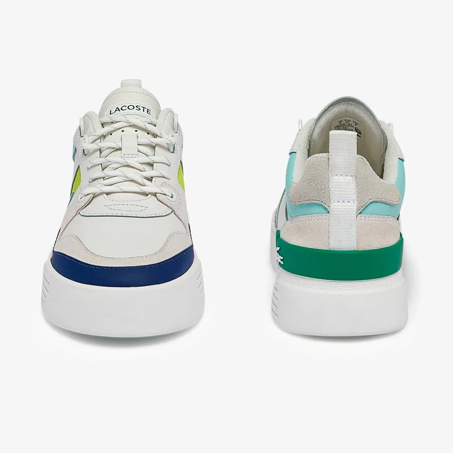 Imagen 3 de 6 de Zapatillas Lacoste L002-BEIGE/AZUL/VERDE