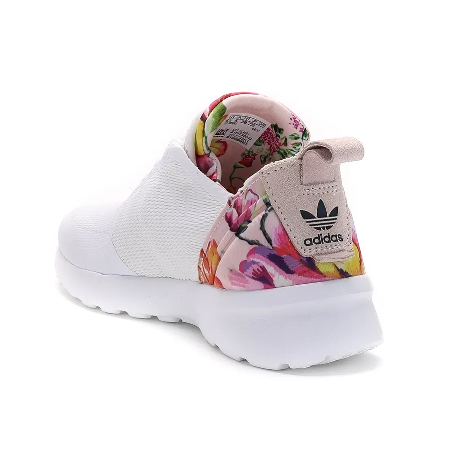 Imagen 2 de 4 de Zapatillas adidas Zx Flux Adv Virtue-BLANCO/FLORES