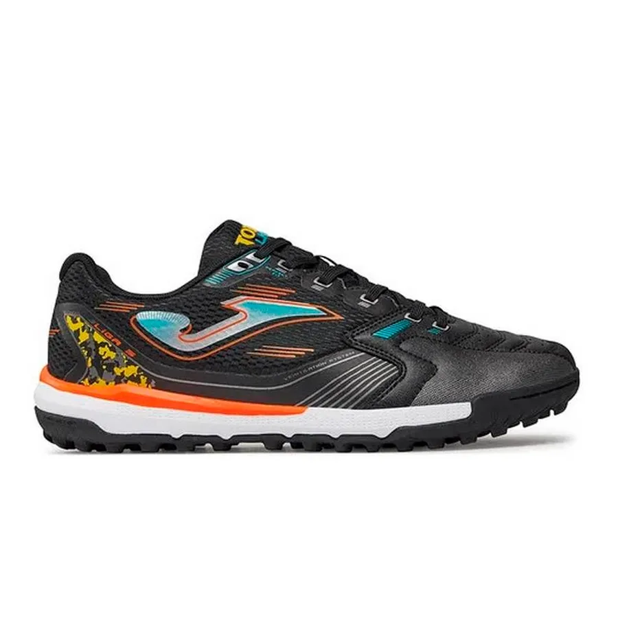 Imagen 0 de 5 de Botines Joma Liga 5 Tf-NEGRO/NARANJA/PLATA