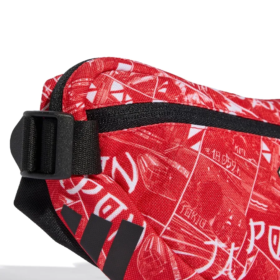 Imagen 3 de 5 de Riñonera Unisex adidas River Plate-ROJO/NEGRO