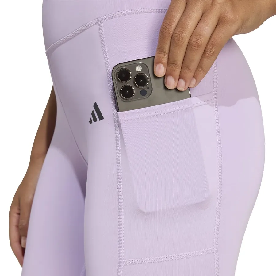 Imagen 4 de 6 de Calza adidas Optime 3-Stripes-VIOLETA