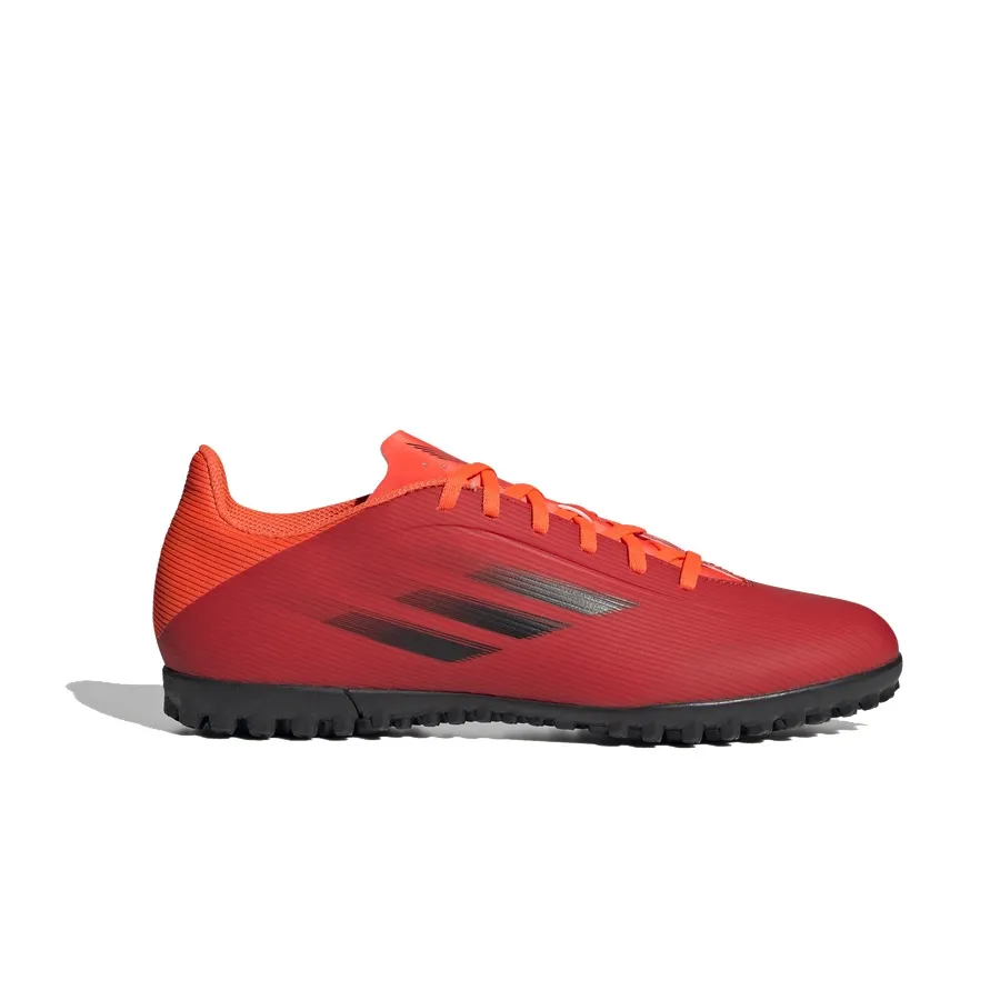 Imagen 6 de 7 de Botines adidas X Speedflow.4 Pasto sintético-ROJO/NEGRO/NARANJA