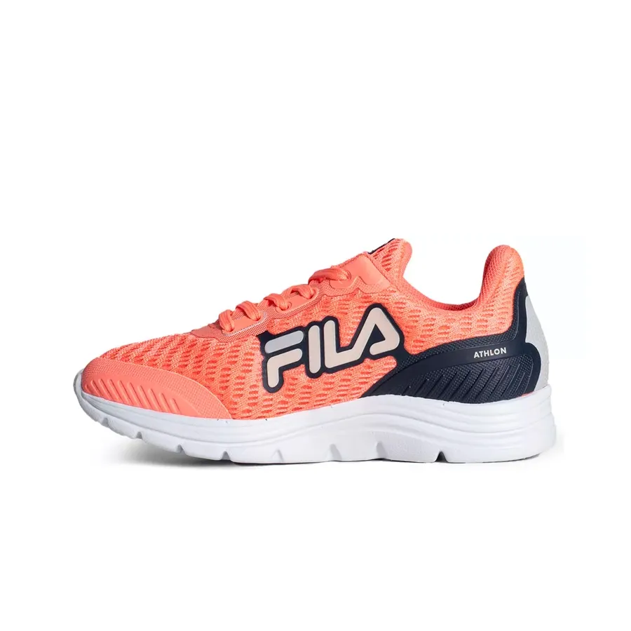 Imagen 1 de 4 de Zapatillas Fila Athlon Kids-SALMON/MARINO/BLANCO