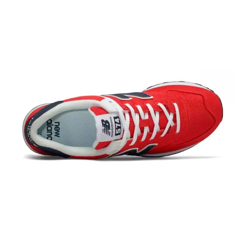 Imagen 2 de 4 de Zapatillas New Balance Ml574sch-ROJO/MARINO