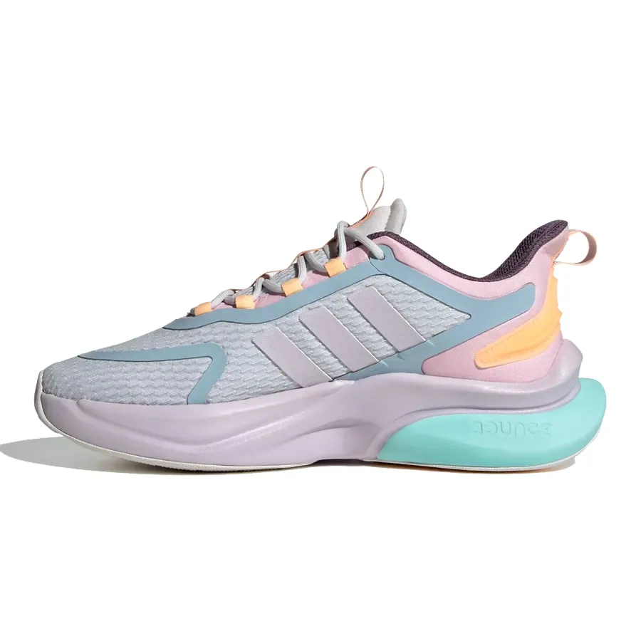 Imagen 2 de 8 de Zapatillas adidas Alphabounce+-LILA/VERDE AGUA/VIOLETA