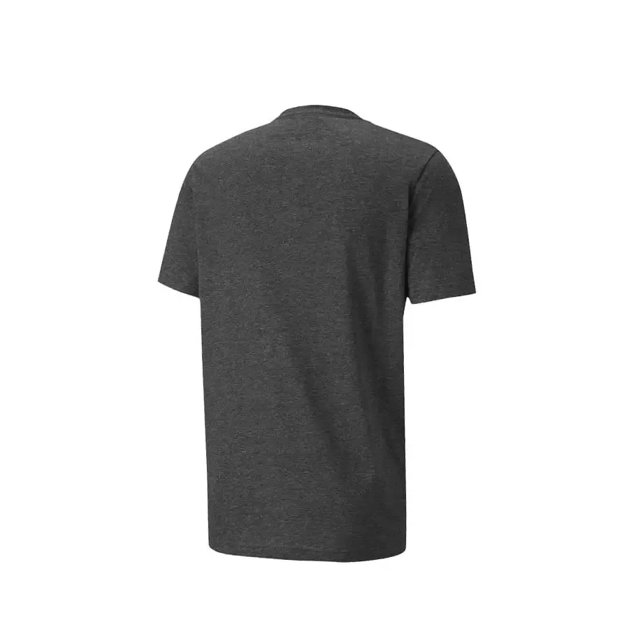 Imagen 1 de 2 de Remera Puma Ess+Heather-NEGRO/VERDE