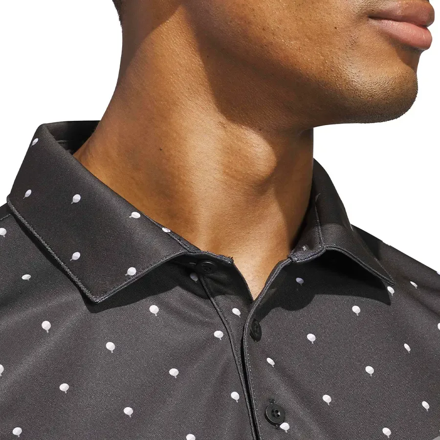 Imagen 3 de 5 de Polo adidas Performance Printed-NEGRO
