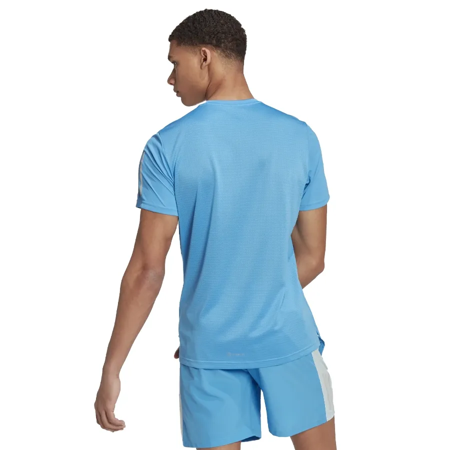 Imagen 3 de 4 de Remera adidas Own The Run-CELESTE