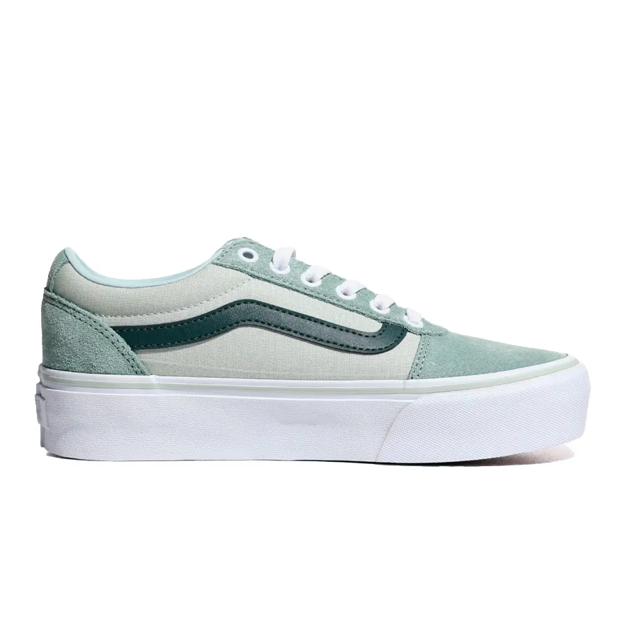 Imagen 0 de 4 de Zapatillas Vans Ward Platform-OLIVA/VERDE AGUA