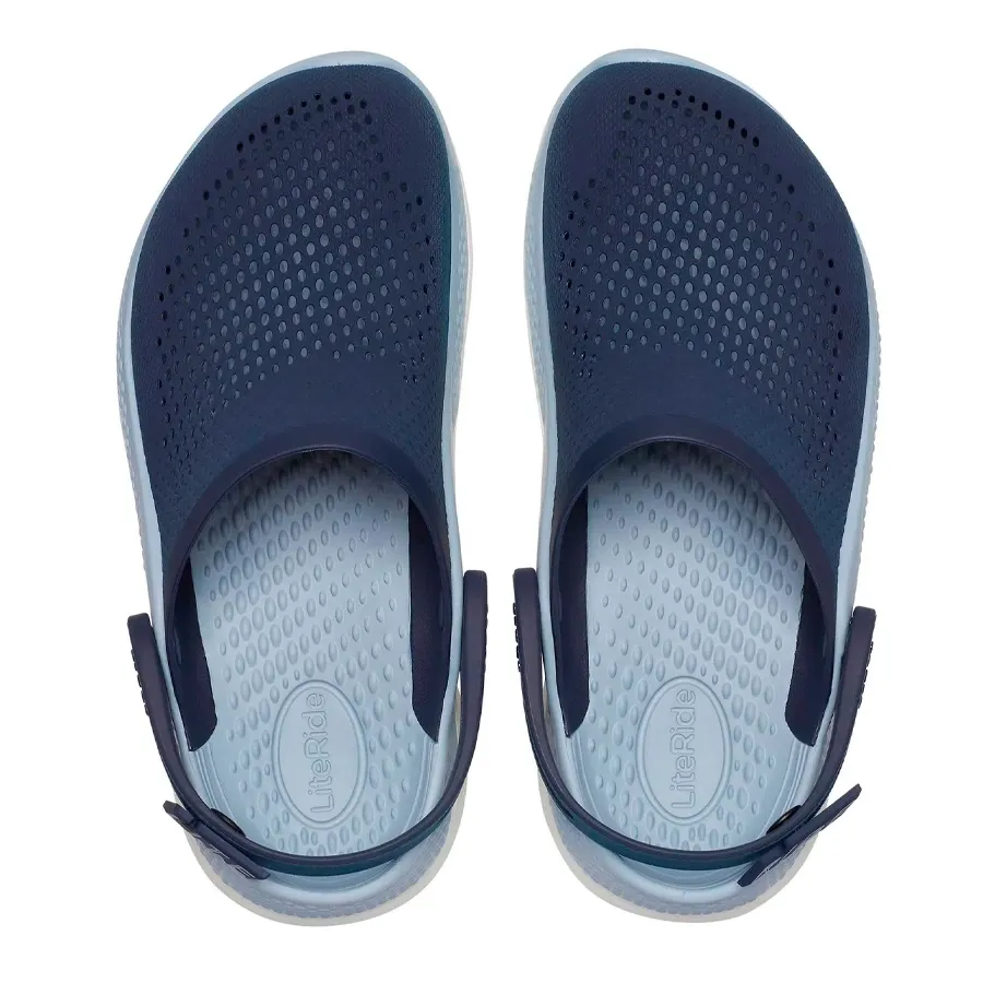 Imagen 3 de 4 de Ojotas Crocs LiteRide 360 Clog-MARINO/CELESTE/BLANCO