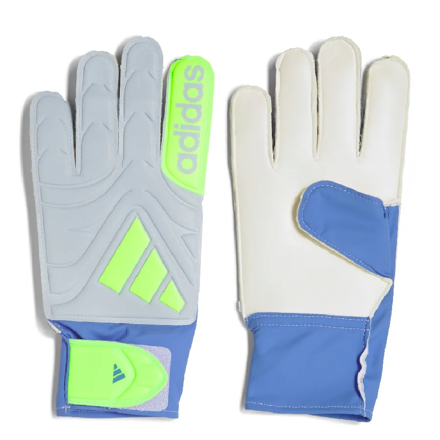 Imagen 4 de 5 de Guantes adidas Copa GL Club-AZUL/GRIS/VERDE FLUOR