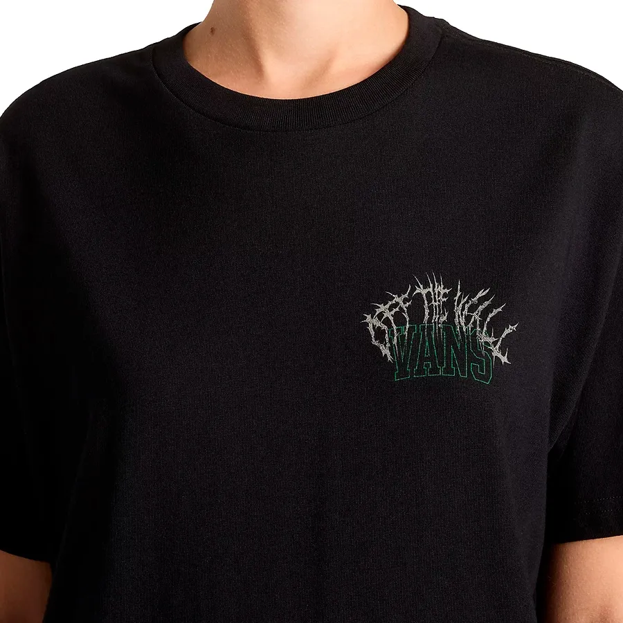 Imagen 4 de 5 de Remera Vans Metal University Oversized-NEGRO